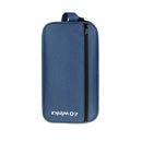 Blue portable oxygen concentrator carrying case with zipper and handle