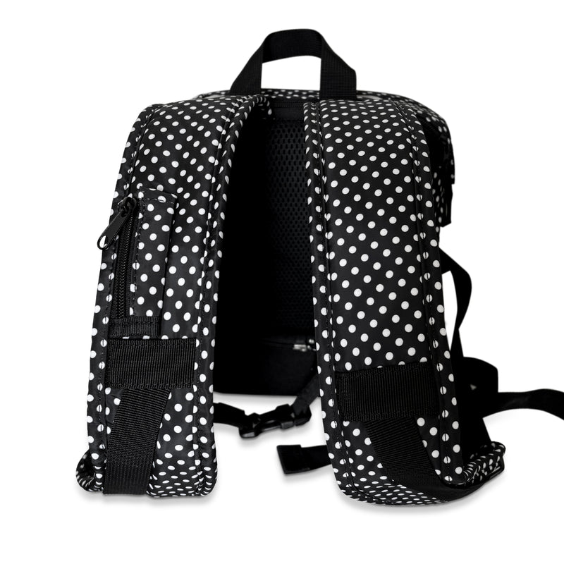 Arya Airtivo Lightweight Backpack w/room for accessories - Polka Dot - O2TOTES
