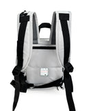 O2TOTES OxyGo Next backpack in Gray canvas with zippered pockets and mesh panels