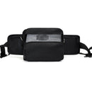 Black O2TOTES Inogen One G3 hip bag with mesh ventilation panel and adjustable straps