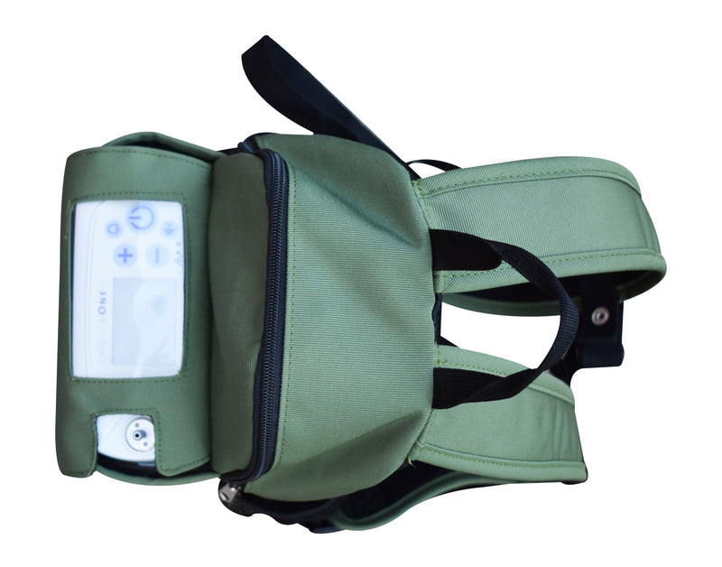 Inogen One G5 Slim Backpack w/ Extra Storage/Single or Double Battery - O2TOTES