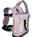 Lavender portable oxygen concentrator backpack with mesh sides and padded straps