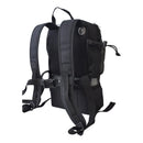 Black Inogen One G3 backpack with padded straps, mesh pockets, and adjustable chest buckle