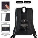 O2TOTES black mesh backpack for Inogen oxygen concentrators with padded straps, cannula holder, and rubber grip details.