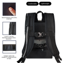 Black O2TOTES Inogen One G3 mesh backpack featuring padded straps, chest clip, and cannula holder
