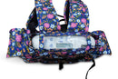 Floral Inogen One G3 portable oxygen concentrator backpack with clear control panel window