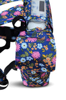 Floral Inogen One portable oxygen concentrator carrying bag with colorful flower pattern