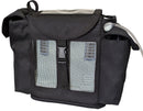 Black Inogen One G3 backpack with mesh front, side pockets, and oxygen tubing slot