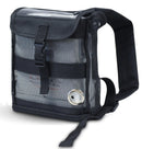 Black mesh Inogen One G4 carry bag with adjustable shoulder strap and clear top panel