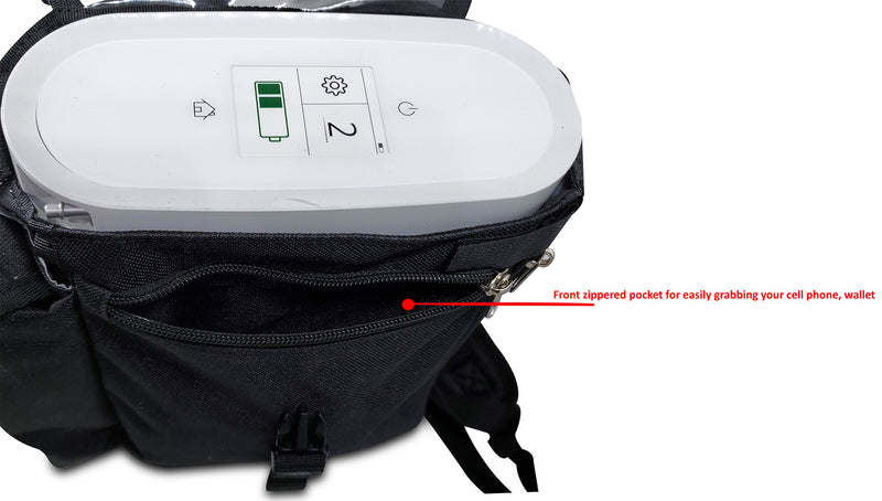 SimplyGo Mini Backpack in black - O2TOTES
